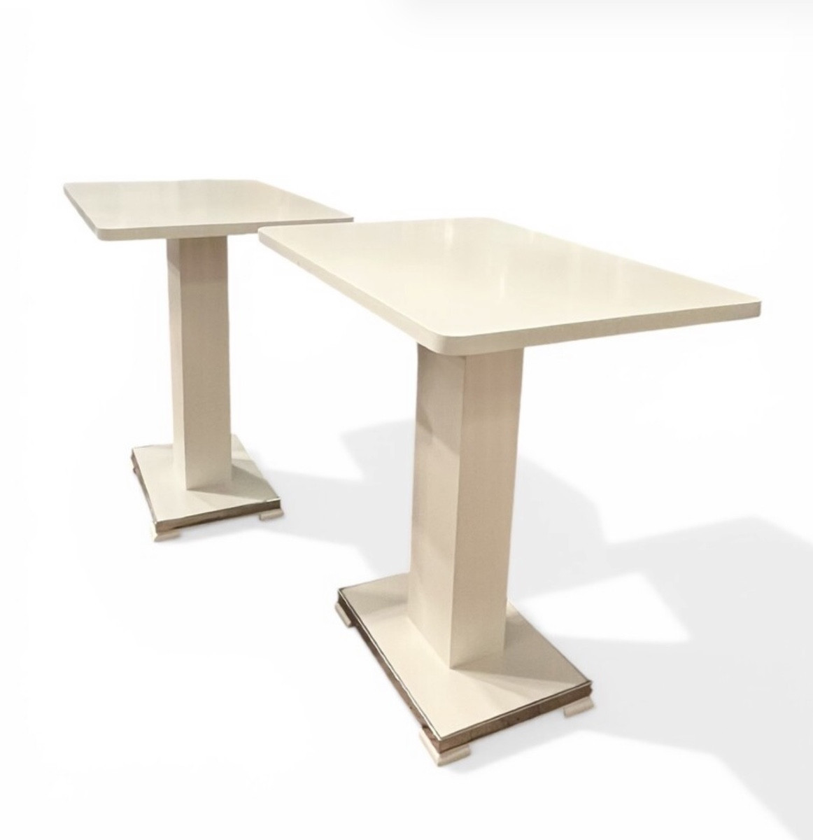 Pair Of Art Deco Console Tables -photo-3